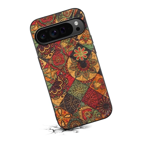 Mobilskal till Google Pixel 10/10 Pro Flower Print - Höst/Gul Gul