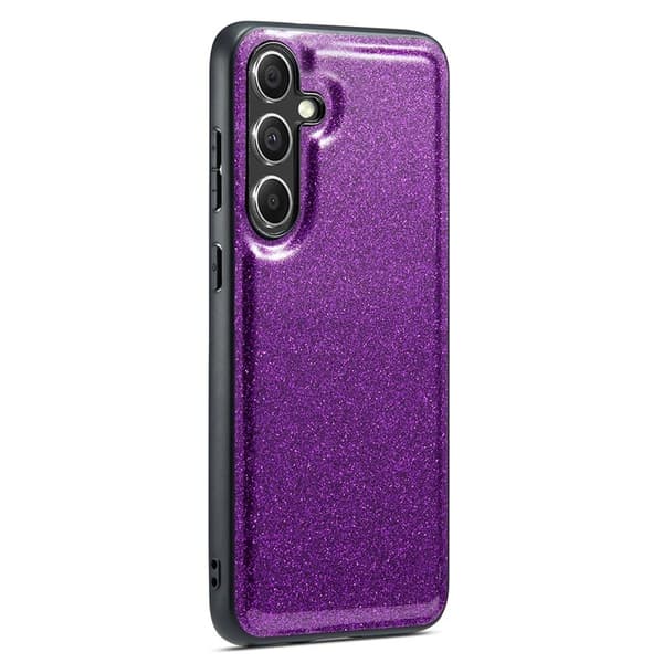 DG.MING Back Shell Mobilskal till Samsung Galaxy S23 FE Glitter Lila