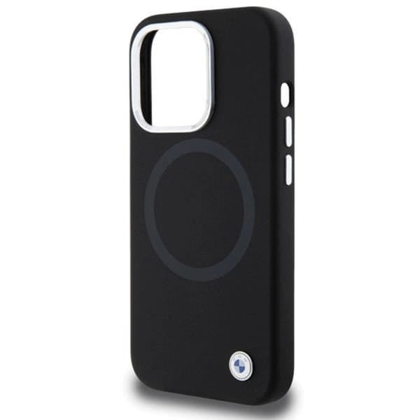 BMW Mobilskal till iPhone 15 Pro Magsafe Signature Liquid Silikon - Svart Svart
