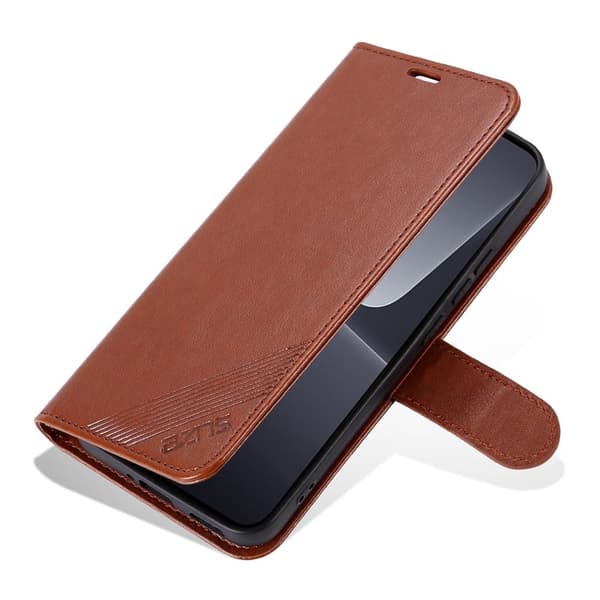 AZNS Xiaomi 13 Pro 5G Plånboksfodral Flip Konstläder - Brun