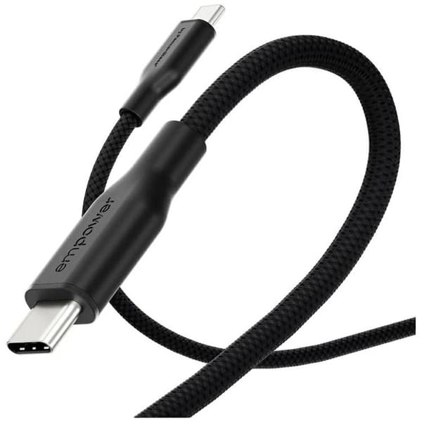 Empower by PanzerGlass USB-C til USB-C 60W kabel 2m Racing Svart