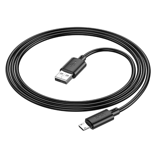 Hoco USB-A Till Micro-USB Kabel 1m - Svart Black