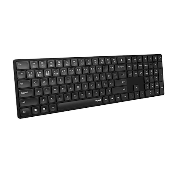 RAPOO-tastatur E8020 Multi-Mode Trådløs Ultratynd