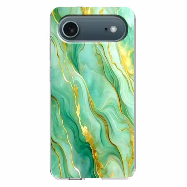 Mobilskal till iPhone Air Marble Pattern Printing Soft - Grön Grön