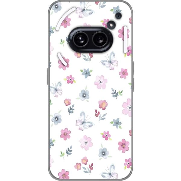 Mobilskal till Nothing Phone (2a) med Blommor och fjärillar
