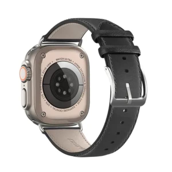 Dux Ducis Apple Watch 38/40/41mm Armbånd Læder - Sort Black