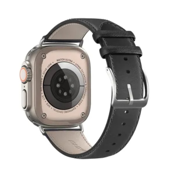 Dux Ducis Apple Watch 38/40/41mm Band Läder - Svart Svart