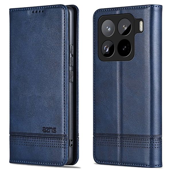 AZNS Xiaomi 15 Pro Plånboksfodral Konstläder - Blå