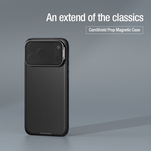 NILLKIN Camshield Prop Mobilskal till iPhone 17 Pro Max Clear Black