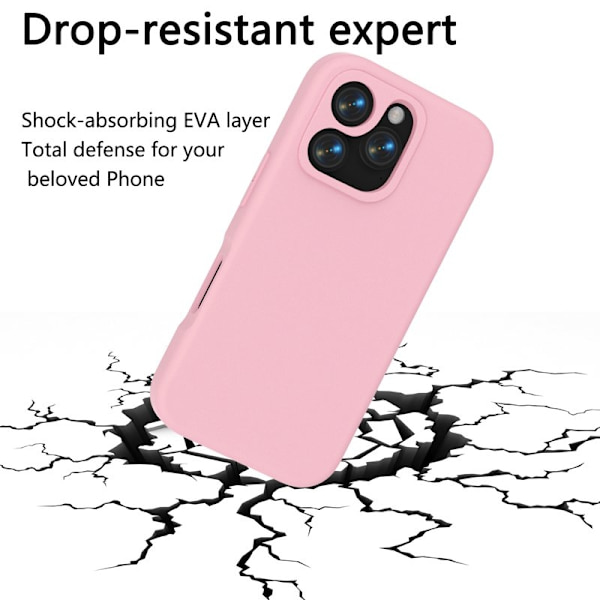 Mobilskal till iPhone 16 Pro Shockproof EVA - Rosa Rosa