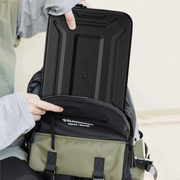Tech-Protect Taske til bærbar computer 13-14" Kevlar Pro - Sort Svart
