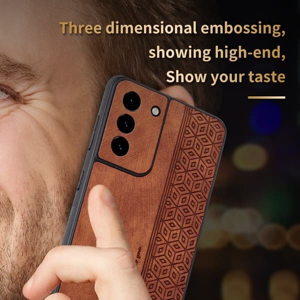 AZNS Samsung Galaxy S21+ Plånboksfodral Konstläder - Blå