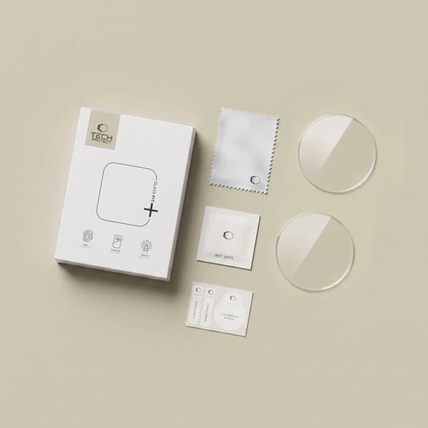 [2-Pack] Tech-Protect Härdat Glas Skärmskydd För Galaxy Watch Ultra 2 - Clear
