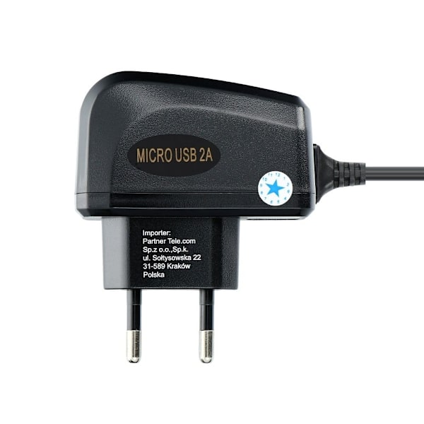 Blue Star Reseladdare MICRO USB 10W UNIVERSAL 2A Svart