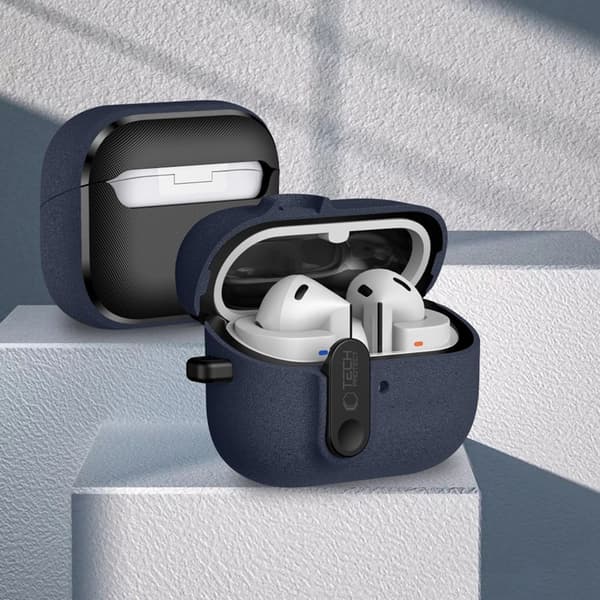 Tech-Protect Galaxy Buds 3/3 FE/3 Pro Skal Slim Hook Blå