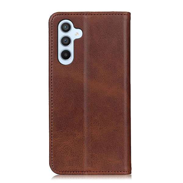 Plånboksfodral för Samsung Galaxy S26 Plus Äkta läder - Kaffe