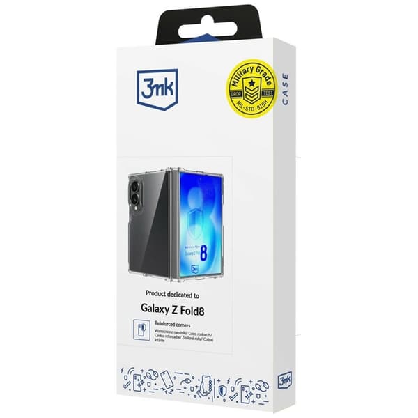 3mk Skal För Galaxy Z Fold 8 Armor - Clear Transparent