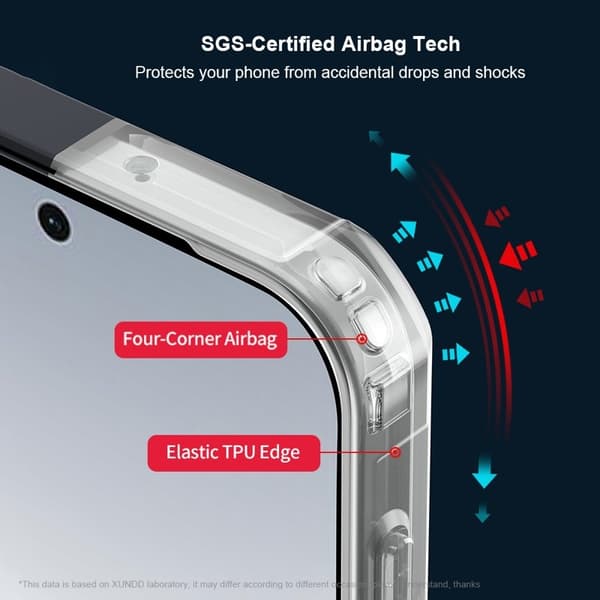 XUNDD Mobilskal till Oppo Find X9 Pro 5G Plast Transparent - Vit