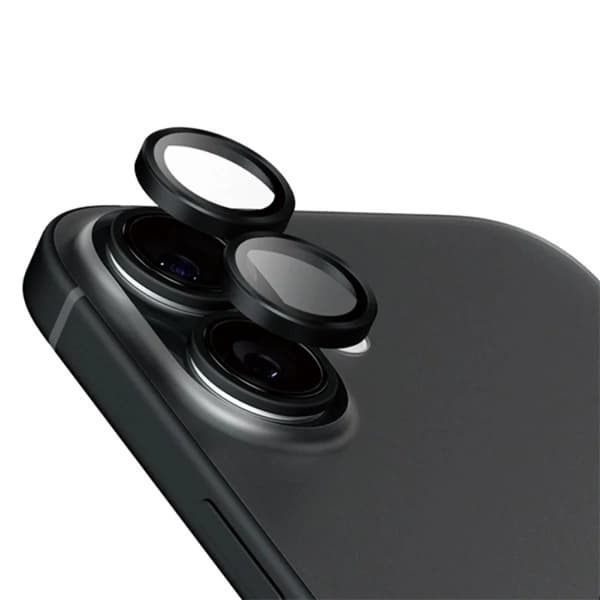 PanzerGlass iPhone 16/16 Plus Kameralinsskydd Härdat Glas Black