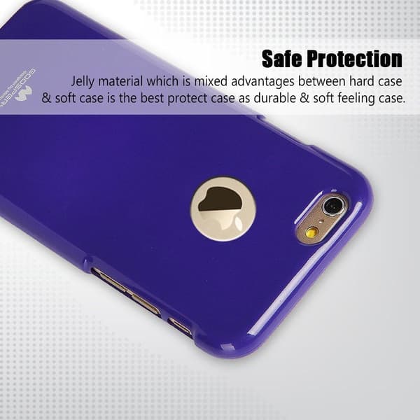 Mercury Flexicase Skal till Apple iPhone 6 / 6S  - Lila Lila