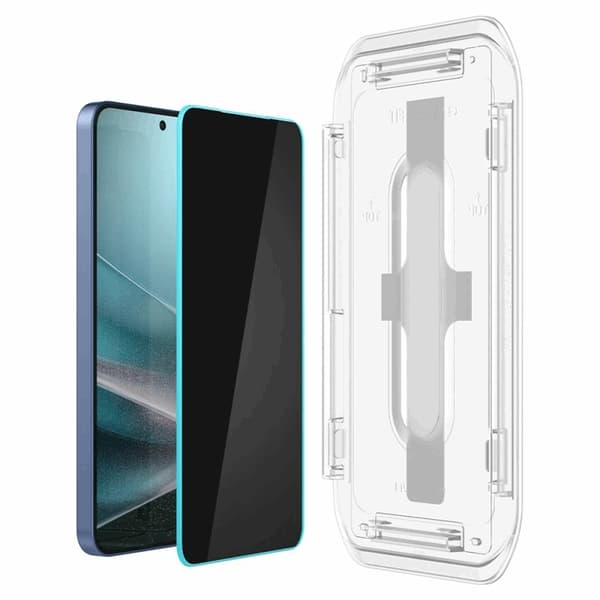 Spigen [2-Pack] Galaxy S25 Plus/S24 Plus Skärmskydd Härdat Glas EZ-FIT Svart