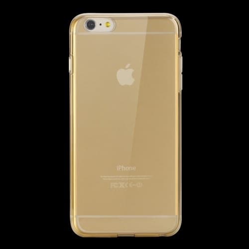 ROCK 0.6mm Ultrathin FlexiCase skal till Apple iPhone 6(S) Plus (Gold) Guld