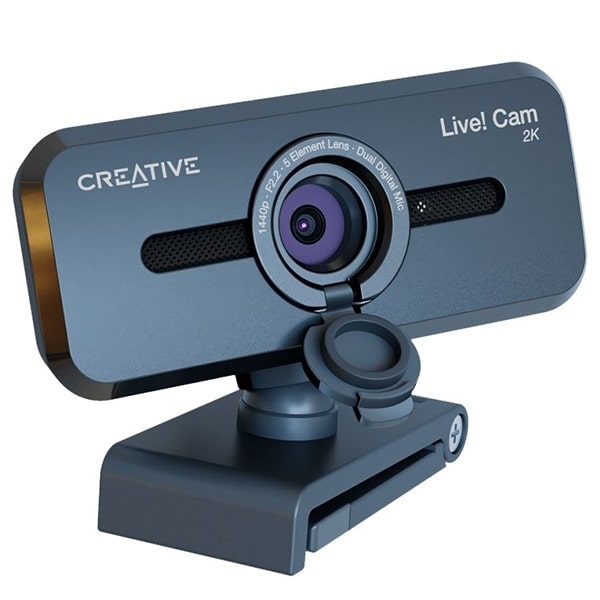 Creative Webbkamera QHD Sync V3 2K - Svart Svart