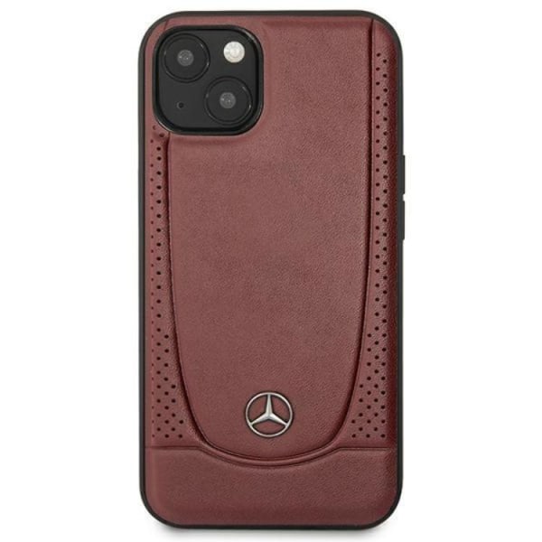 Mercedes iPhone 14 Skal Läder Urban Bengale - Röd