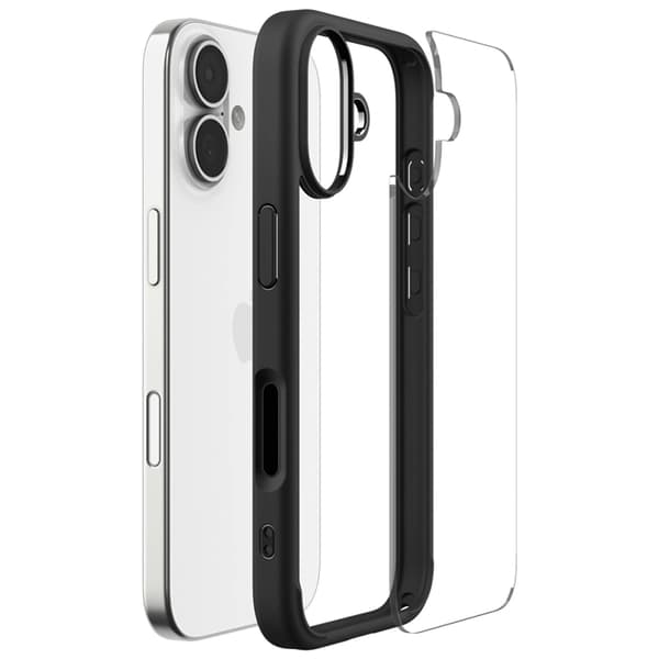 Spigen Telefontaske til iPhone 17 Ultra Hybrid - Mat Sort Svart