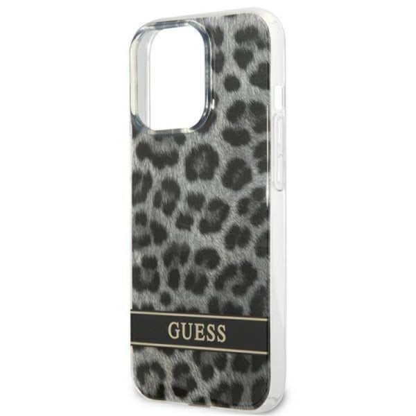 Guess iPhone 13 Pro Mobilskal Leopard - Harmaa