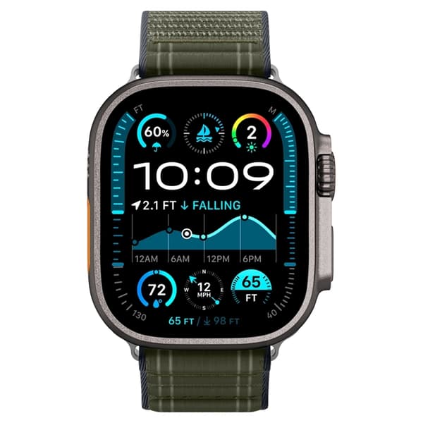 Spigen Apple Watch (44/45/46/49mm) Armbånd WBF0 - Grøn Grön