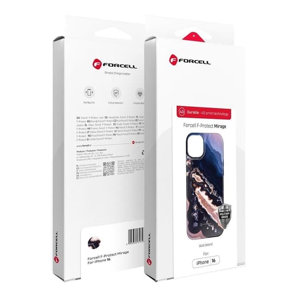Forcell Mobilskal till iPhone 16 Plus MagSafe Mirage - Guld Island Guld
