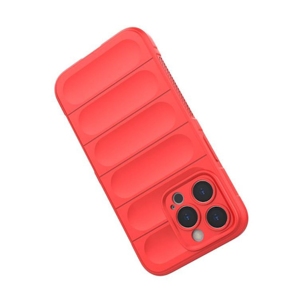 iPhone 13 Pro Max Skal Flexible Armored Magic Shield - Röd