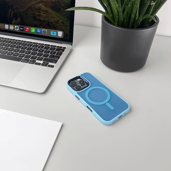 Wozinsky Mobilskal till Galaxy S25 Plus Magsafe Fashion - Blå Blå