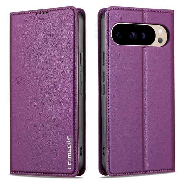 LC.IMEEKE L1 Series Google Pixel 10 Pro XL Plånboksfodral Konstläder - Lila
