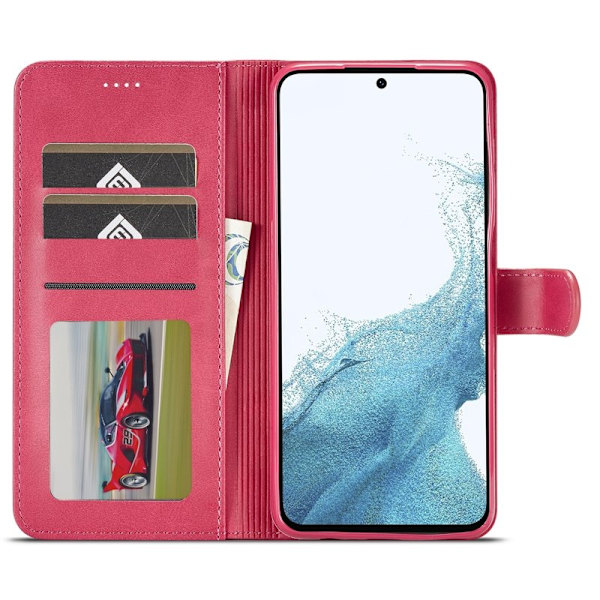 LC.IMEEKE Samsung Galaxy S23 FE Plånboksfodral Konstläder - Rosa