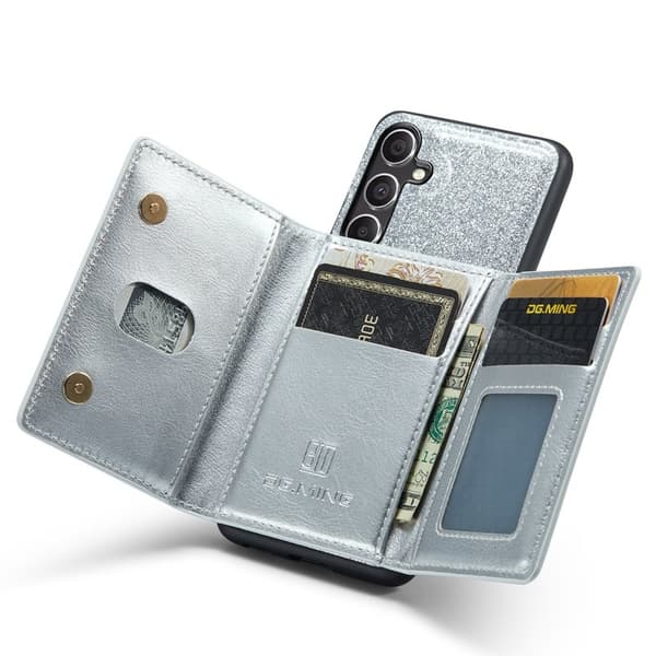 DG.MING M3 Series Mobilskal till Samsung Galaxy S23 FE Glitter Silver