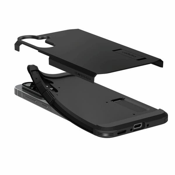 Spigen telefontaske til Galaxy A56 5G Tough Armor - Sort Svart