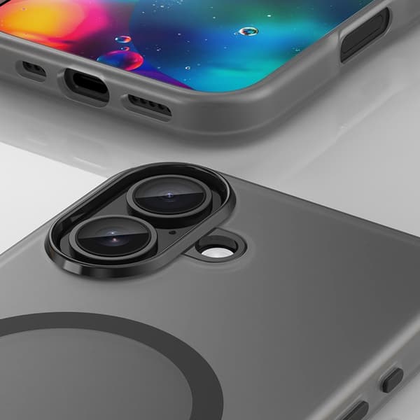 Mobilskal till iPhone 17 MagSafe Abrasive - Matte Svart Svart