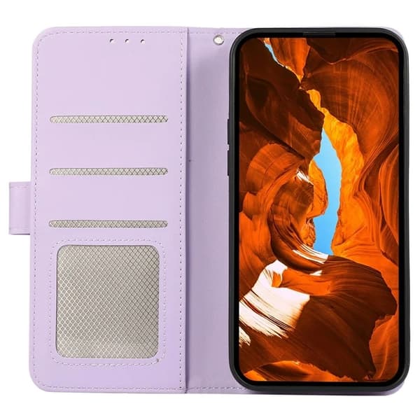 Sony Xperia 1 VII Plånboksfodral RFID-Skydd Konstläder - Lila