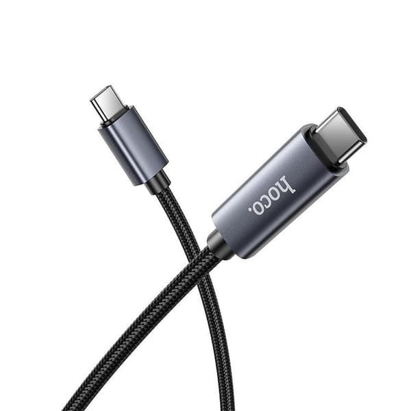 HOCO USB-C till USB-C Kabel 3A 60W X112 1 m - Svart Svart