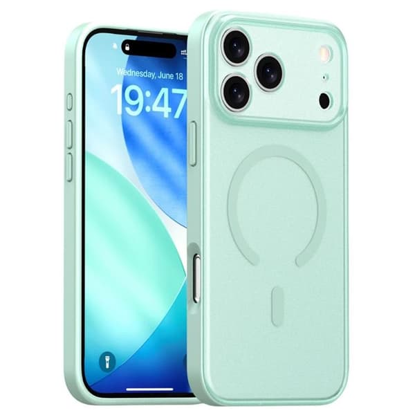 Mobilskal till iPhone 17 Pro MagSafe Skin Feel - Grön Grön