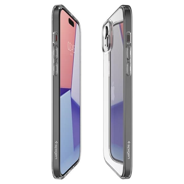 Spigen iPhone 15 Plus Mobilskal Airskin Hybrid - Crystal Clear Transparent