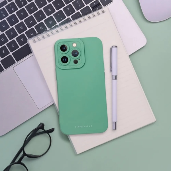 Roar iPhone 15 Pro Mobile Case Luna - vihreä