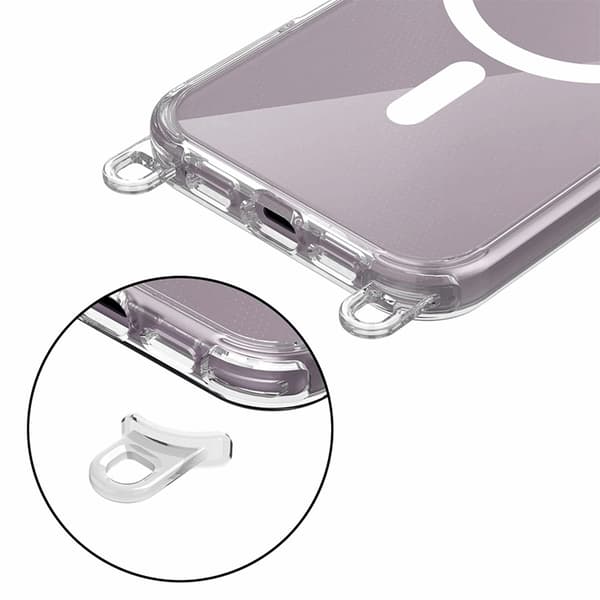 Tech-Protect iPhone 16e Mobilhalsband Skal Magsafe Flexair Svart