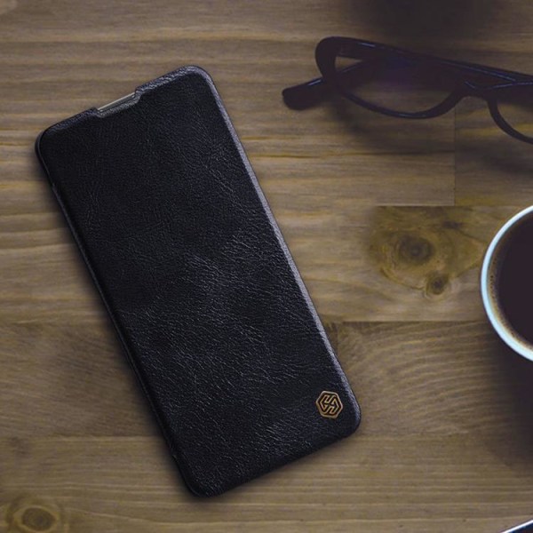 Nillkin Qin -lompakkokotelo Xiaomi Poco M4 Pro 5G - musta