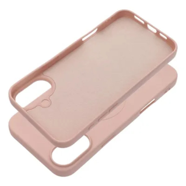 Mobilskal till iPhone 16 Magsafe Silikon - Rosa Rosa