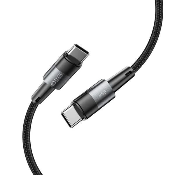 Tech-Protect USB-C till USB-C kabel Ultraboost 1m - Grå Grå