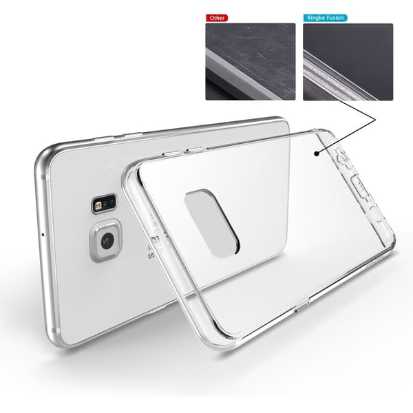 Ringke Fusion Stødabsorberende Taske til Samsung Galaxy S6 Edge Plus - Grå Grey