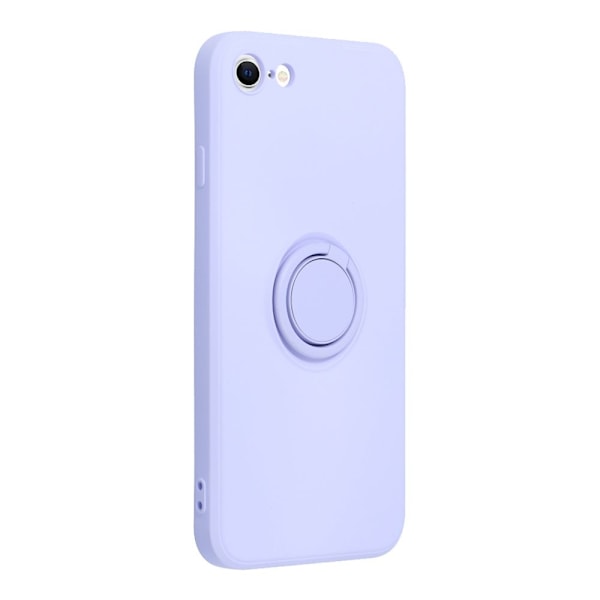 Forcell iPhone 7/8/SE (2020/2022) Skal Silikon Ring - Violett
